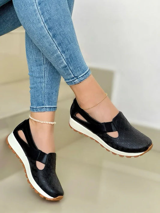 MOCASÍN ORTOPÉDICO PARA DAMA CONFORT BELLE™ - TUS PIES CON ESTILO Y EN LAS NUBES + OBSEQUIO GRATIS🤩☁️